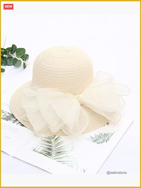 Organza Derby Church Wedding Tea Party Fascinator Hat main image 5